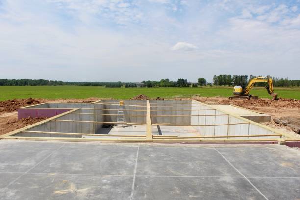 istock New poured basement foundation ready for a House 1203539780