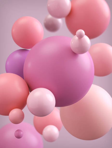 istock Abstract background of modern ball. 1203542220