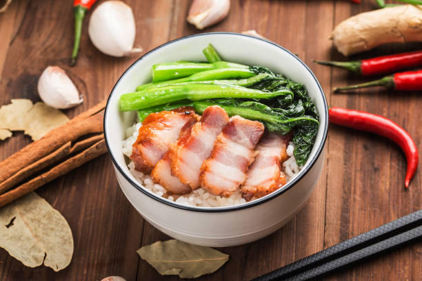 istock A bowl of Chinese BBQ rice 1203542313