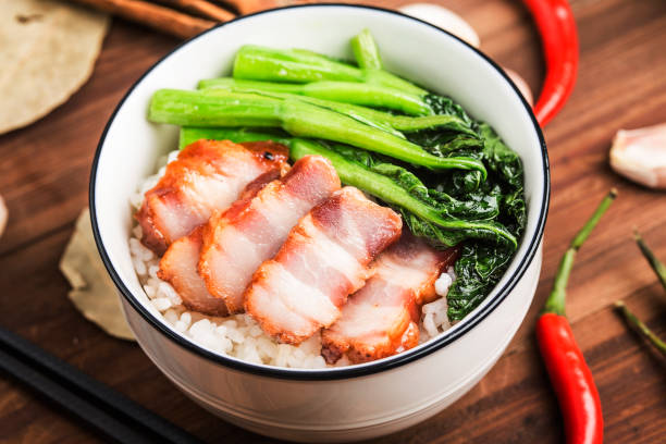 istock A bowl of Chinese BBQ rice 1203542345