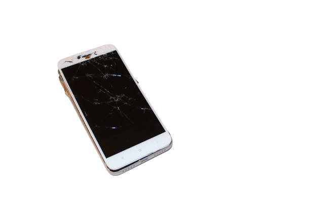 istock broken smartphone. old gadget for repair or trade-in. 1203544985