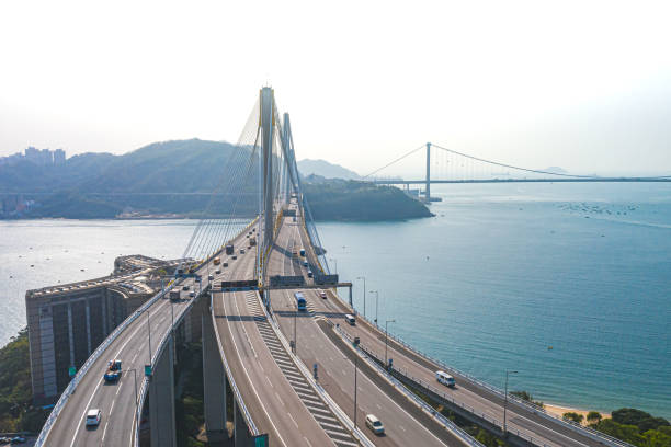 istock Ting Kau Bridge in Hong Kong 1203545278