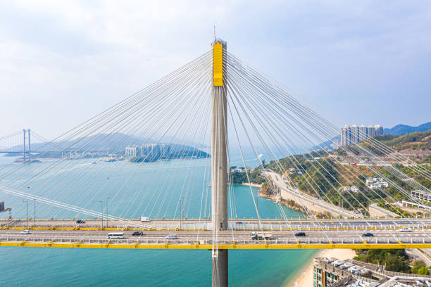 istock Ting Kau Bridge in Hong Kong 1203545305
