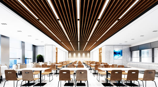 istock 3D render of cafetaria and restaurant 1203547765