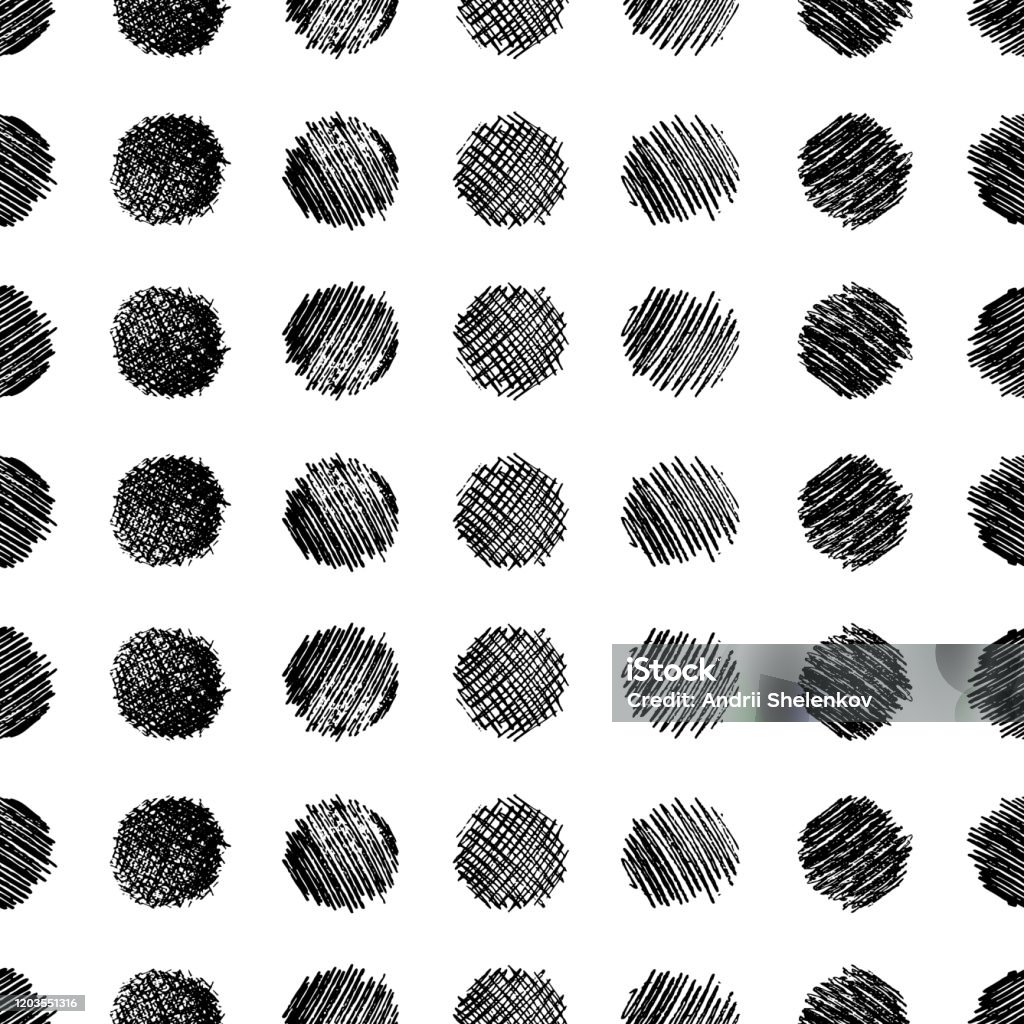 Scribbled Pattern Scribblepattern21 Stock Illustration - Download Image Now - Abstract ...