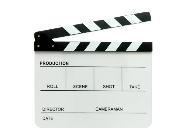 istock open movie clapper board isolated on white 1203556927