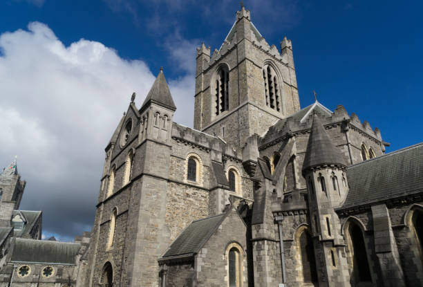 istock Gothic style cathedral of the Holy Trinity. 1203560254