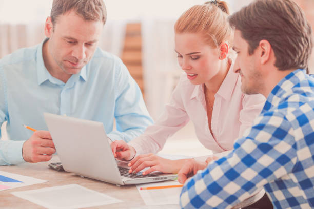 istock Business people in office 1203578906