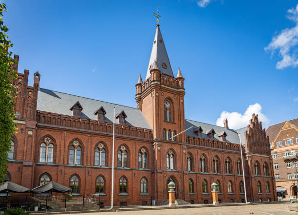 istock City hall building in Landskrona, Sweden 1203582913