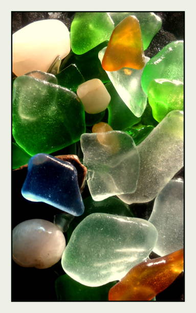 istock Coloured glass from the sea 1203583083