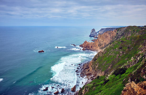 istock Cape Roca or Cabo da Roca in Portugal. 1203588043