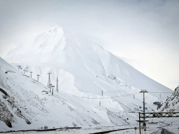 istock Spring on the Georgian Military Highway (in the mountains) 1203591598