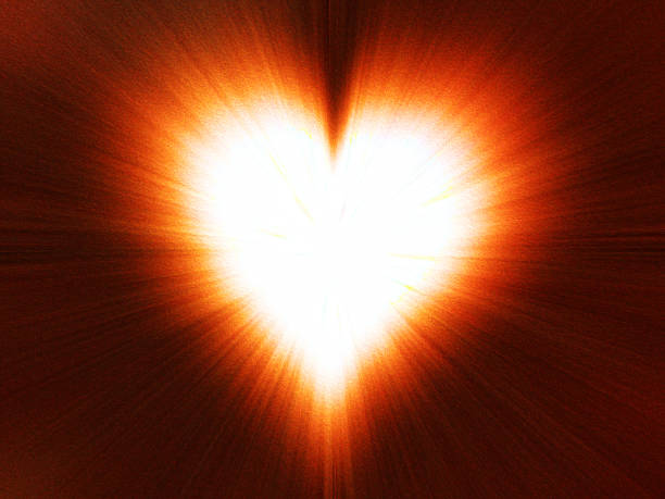 istock Shine Heart Valentines day 1203593894
