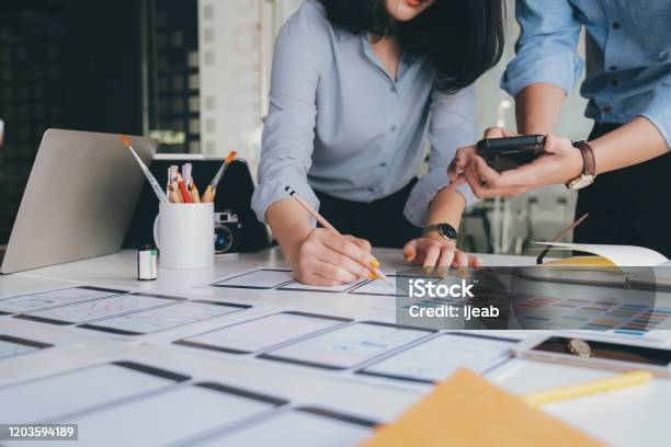 Ux Ui And Programming Development Technology Stock Photo - Download Image Now - Coding, Healthcare And Medicine, Design Professional