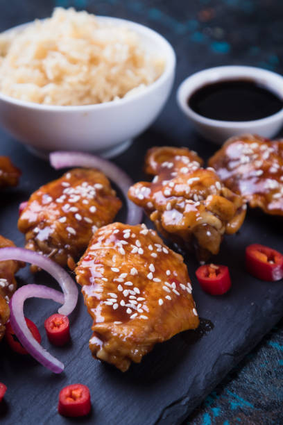 Asian spicy chicken wings