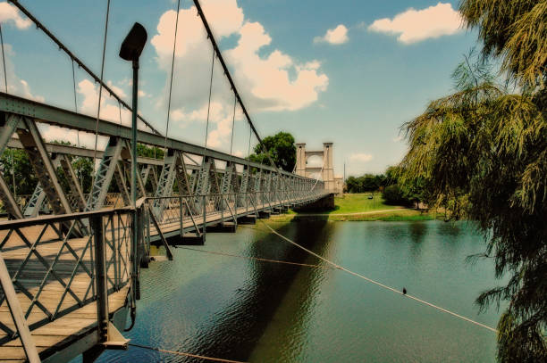 istock Bridge Crossing Brazos River Waco Texas 1203600124