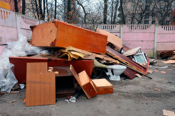 istock Old furniture lying on the garbage 1203600565