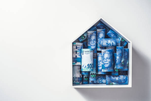 istock Money for a house, South African rand 1203606724