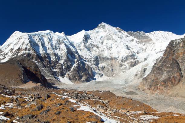 istock Mount Cho Oyu and Ngozumba glacier 1203607879