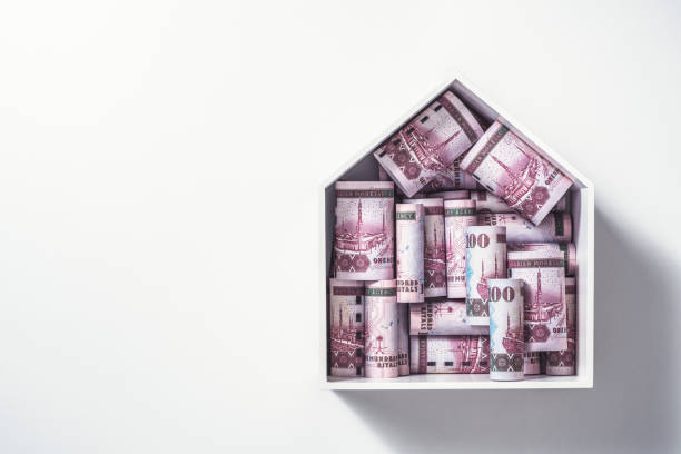 istock Money for a house, Saudi riyal 1203610810