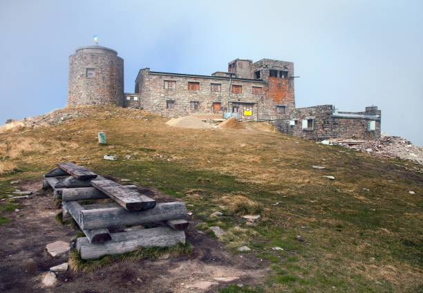 istock Observatory ruins Pip Ivan on top of mount Pip Ivan 1203617128