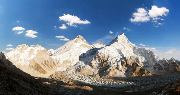istock Panoramic view of Mount Everest, Lhotse and Nuptse 1203618678