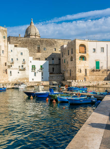 Monopoli and its beautiful old harbour, Bari Province, Puglia (Apulia), southern Italy. Monopoli and its beautiful old harbour, Bari Province, Puglia (Apulia), southern Italy. monopoli puglia stock pictures, royalty-free photos & images