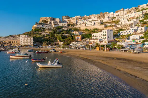 Photo of Late afternoon view in Peschici, beautiful village in the Gargano region of Puglia (Apulia), Italy.