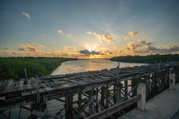 Nature Reserve Sian Kaan in Dawn