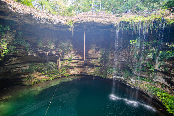 istock Saamal - beautiful Cenote in Mexico, near Chichen Itza 1203628196