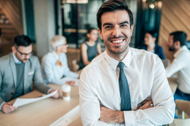 istock Businessman in the office 1203645041