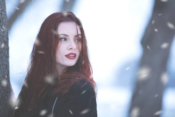 istock Beautiful young woman portrait 1203659911