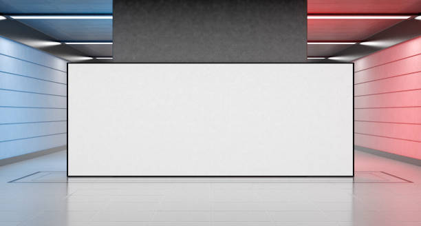 istock Blank advertising billboard in underground tunnel 1203665204