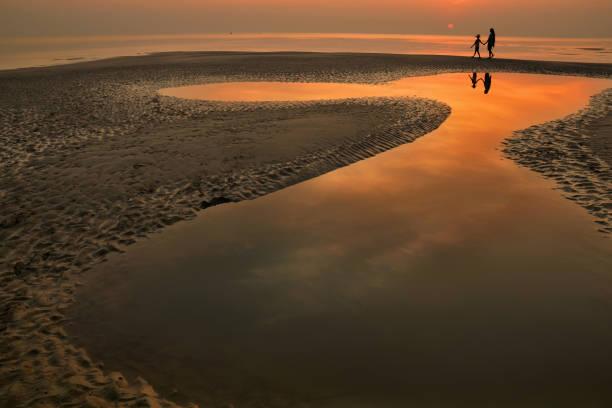istock sunset at ganga sagar 1203676578