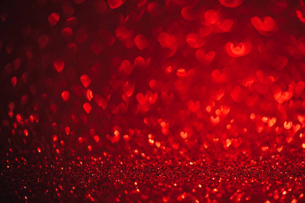 istock Valentine's day background with hearts bokeh 1203680470