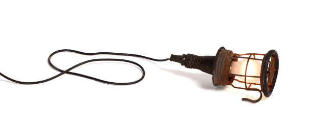 istock Old vintage light from the 70s, isolated 1203691072