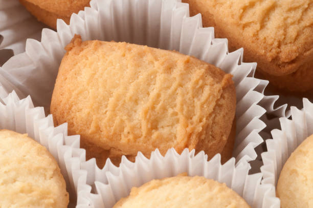 istock Cookies with coconut close up 1203691202