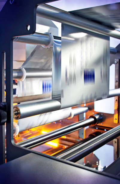 istock Food packing machine in factory 1203699497