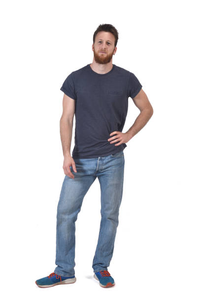 istock portait of a man on white background 1203702160