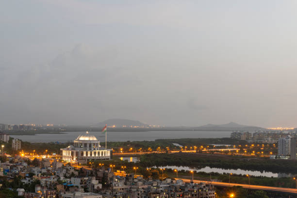 istock Central busines distruct at Belapur in evening, Navimumbai, India 1203703868