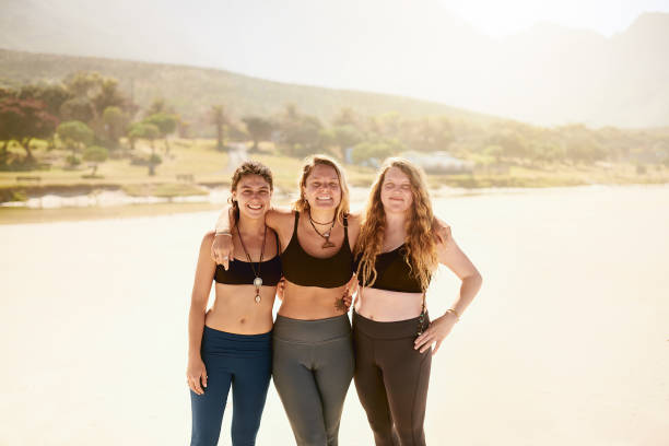 istock Yoga brought us together 1203707872