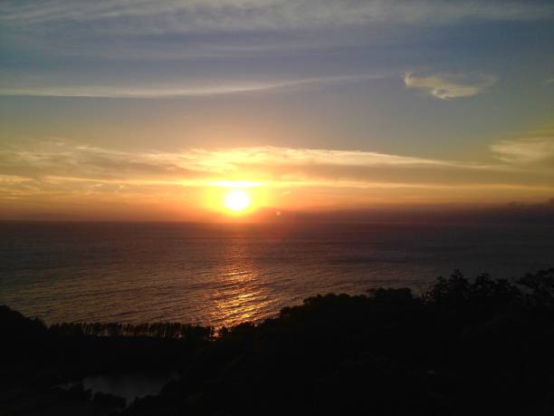 istock Sunset over Suruga Bay seen from Lover cape 1203714385