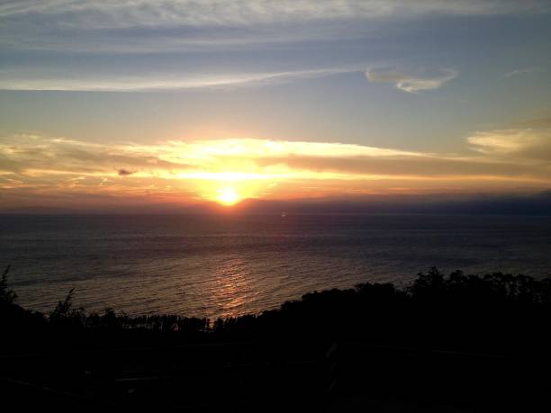 istock Sunset over Suruga Bay seen from Lover cape 1203714401