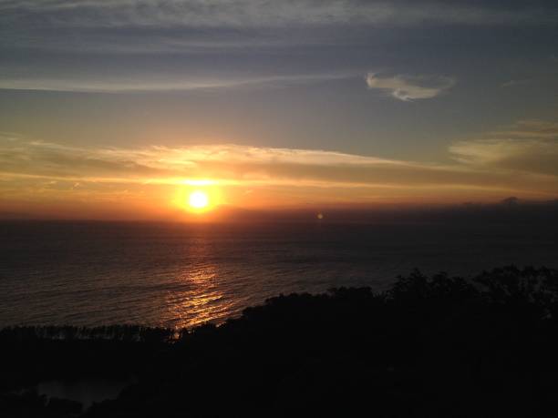istock Sunset over Suruga Bay seen from Lover cape 1203714404