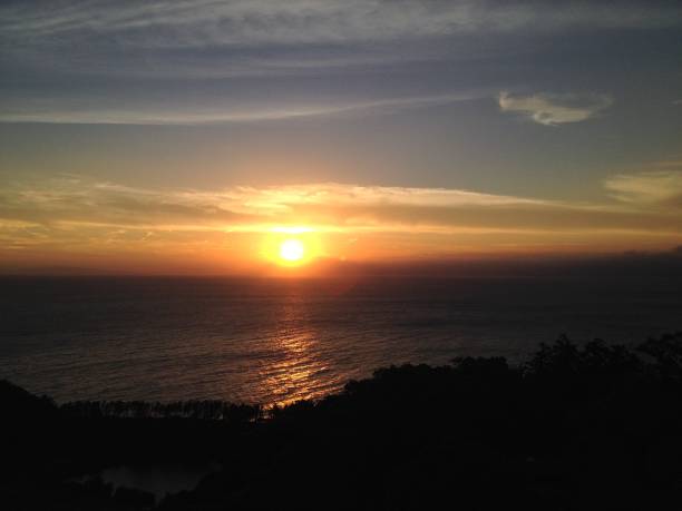 istock Sunset over Suruga Bay seen from Lover cape 1203714409