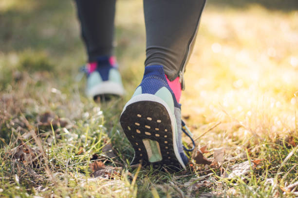 istock Close up of Running Shoes 1203717546