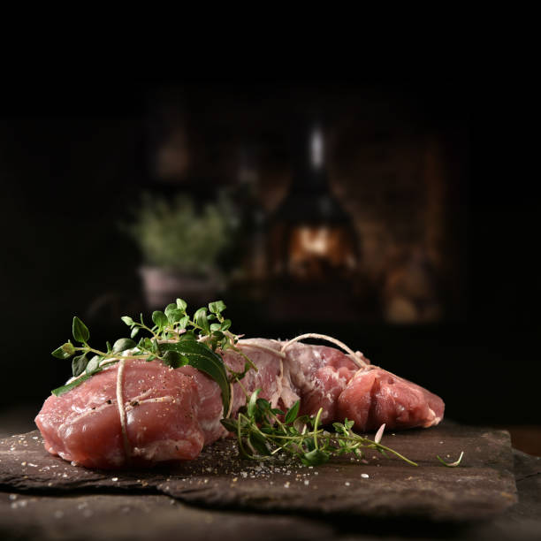 istock Uncooked Pork Loin Fillet 1203717795