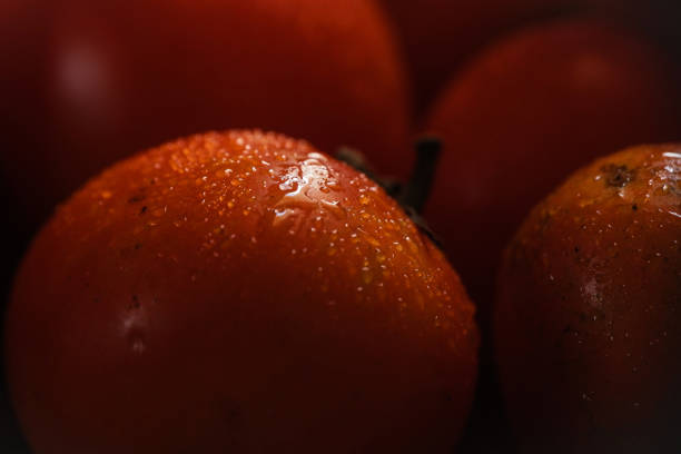 Macro shot of tomatoes