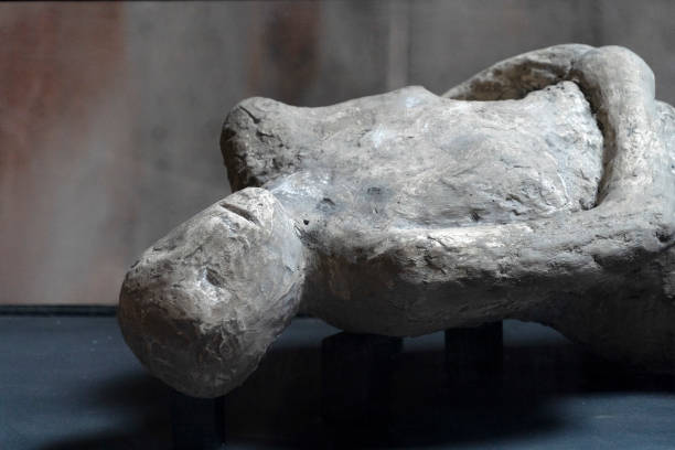 istock pompei ruins statue buried corpse 1203719718