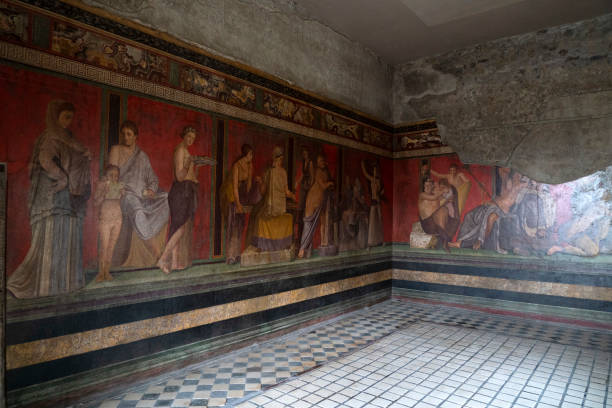 istock pompei ruins paintings and mosaic 1203720765